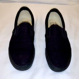 Black Slip-on Vans